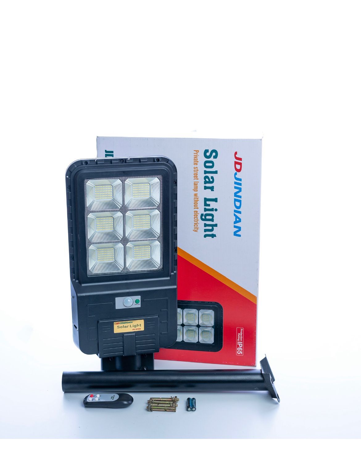 Solar-powered LED street lighting system
